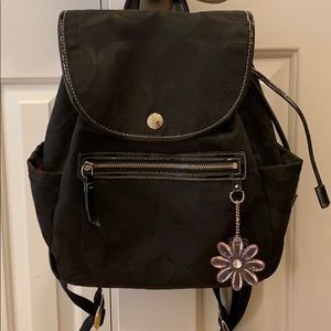 Coach signature backpack purse